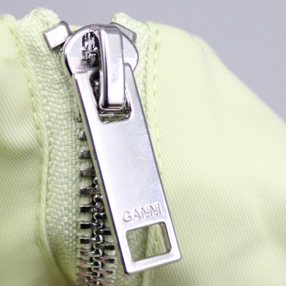 Ganni Lily Green Green Floral Embroidered Crop Tank Top Size 42 / Large US NWT - Picture 6 of 10